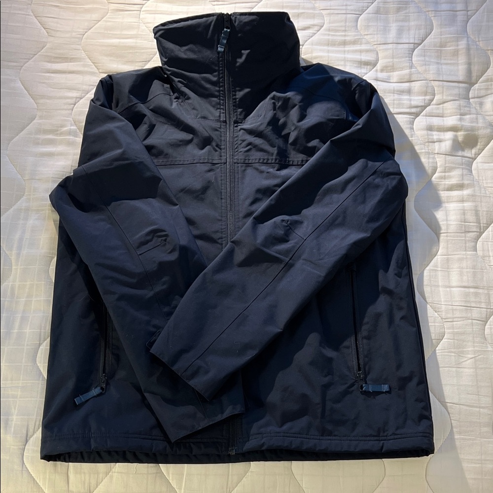 Timberland Men's Waterproof Fleece-Lined Jacket — Navy — Large